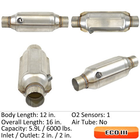 Eastern Catalytic Catalytic Converter-Universal  92734