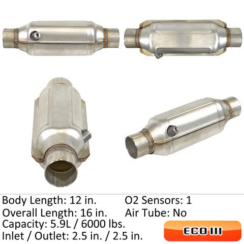 Eastern Catalytic Catalytic Converter-Universal  92736