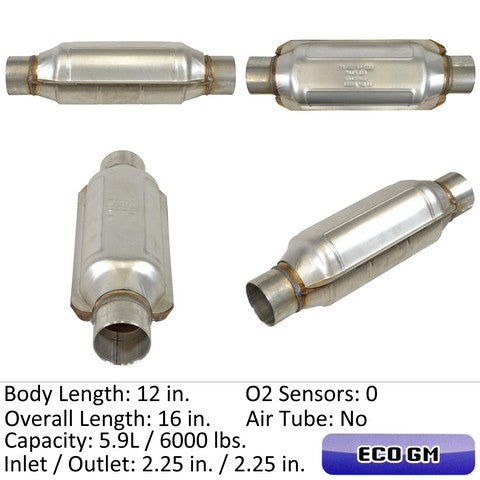 Eastern Catalytic Catalytic Converter-Universal  99775