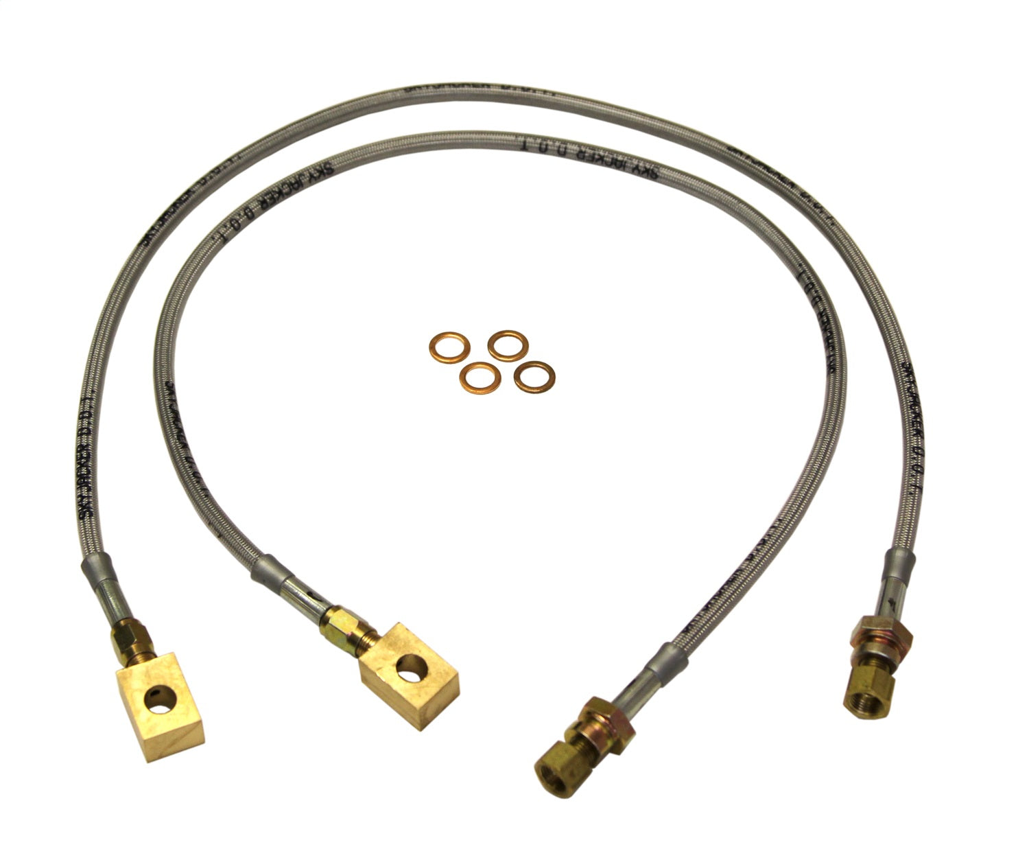 Skyjacker FBL93 Stainless Steel Brake Line Front Fits 76-79 F-250 F-350