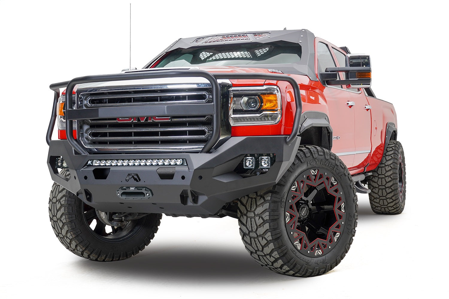 Fab Fours GM15-X2850-1 Matrix Front Bumper Fits Sierra 2500 HD Sierra 3500 HD