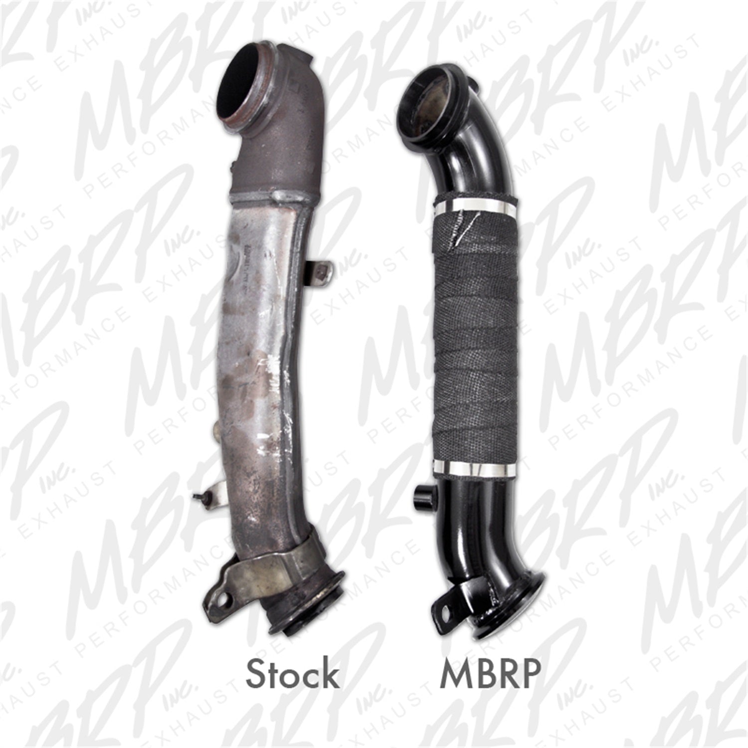 MBRP Exhaust GM8427 Armor BLK Turbocharger Down Pipe
