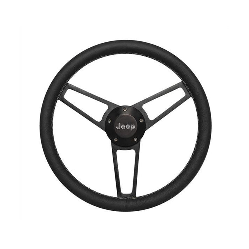 Grant 1909 Billet Series Leather Wheel and Installation Kit