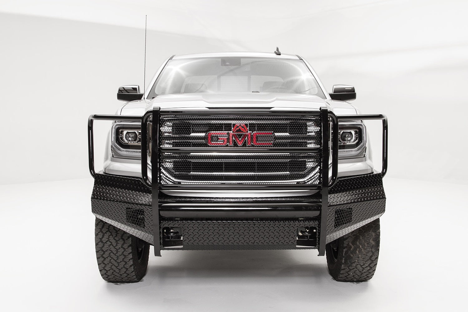 Fab Fours GS16-K3960-1 Black Steel Front Bumper Fits 16-18 Sierra 1500
