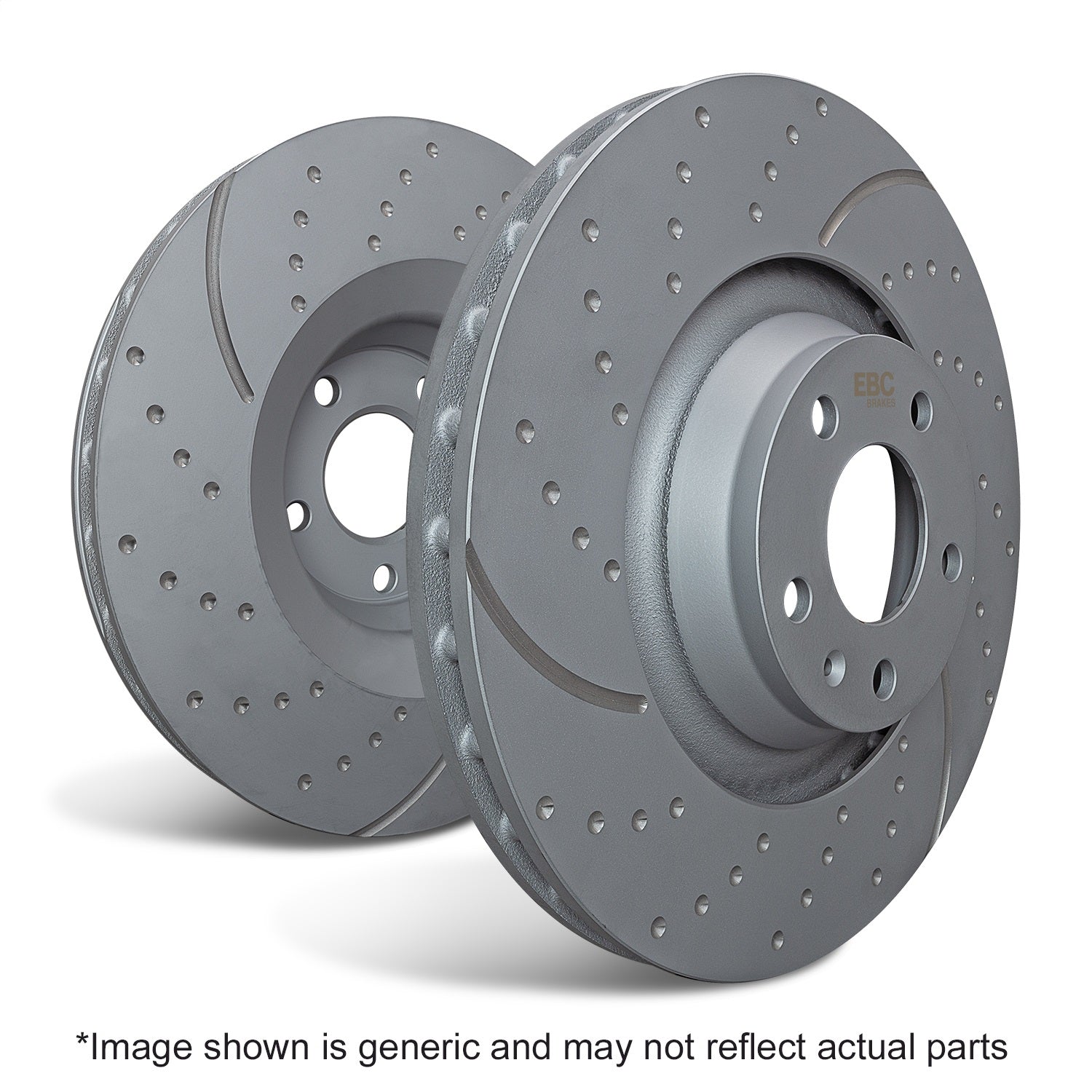 EBC Brakes GD226 3GD Series Sport Slotted Rotor Set Fits 5000 80 90 Cabriolet