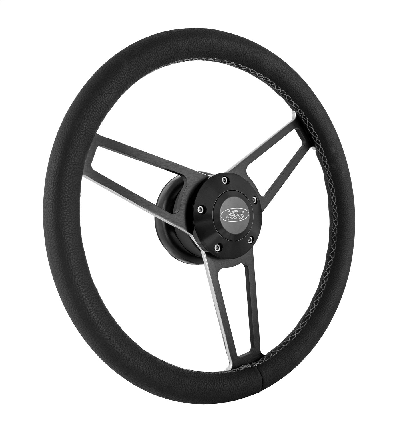 Grant 1908 Billet Series Leather Wheel and Installation Kit