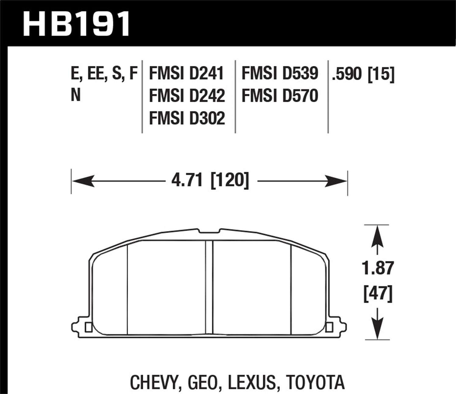 https://sdda.semadata.org/Standard/Hawk Performance/HB191.jpg