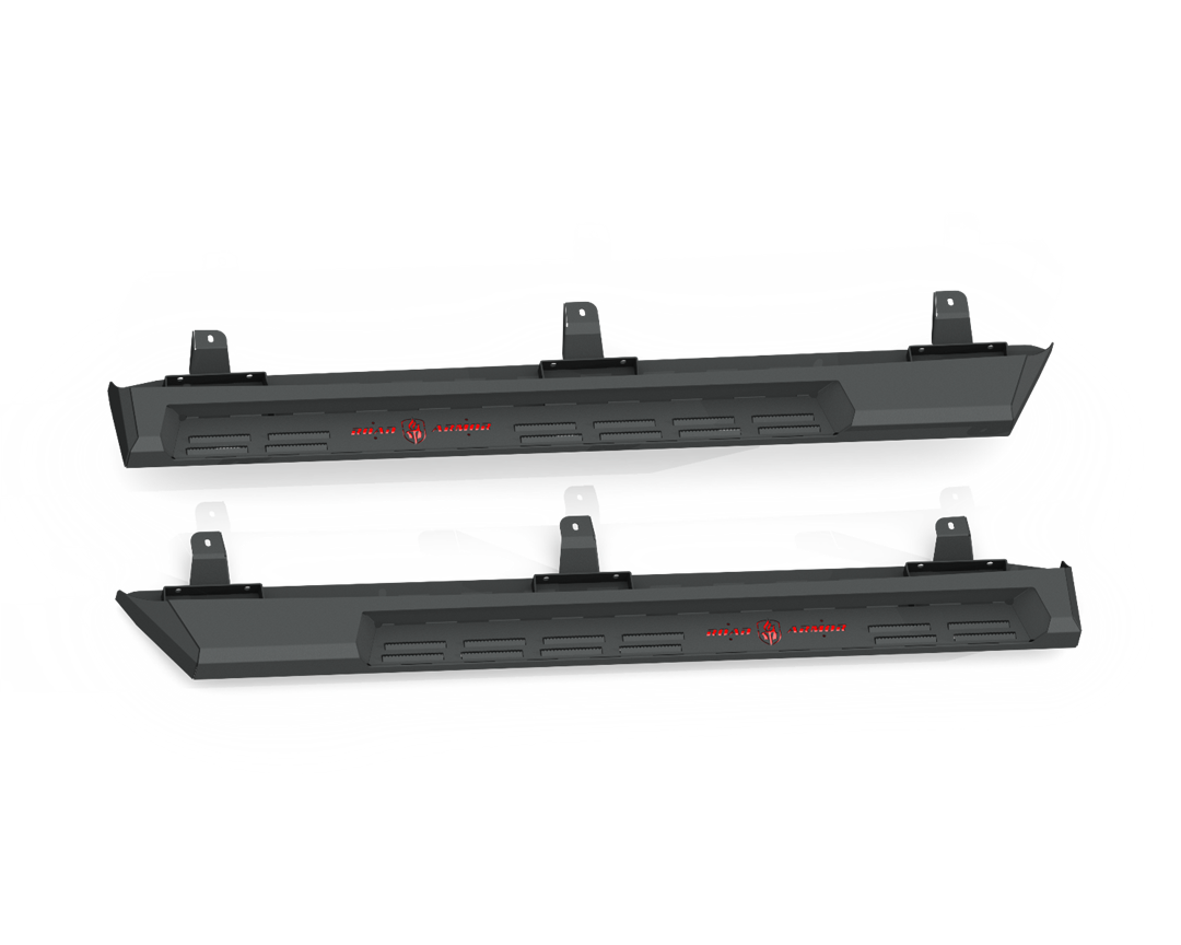 Road Armor 518STP4B Stealth Running Board Step Fits 18-25 Wrangler (JL)
