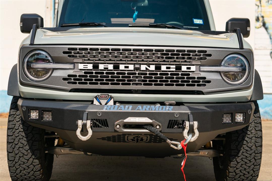 Road Armor 6213F10B Stealth Winch Front Bumper Fits 21-23 Bronco