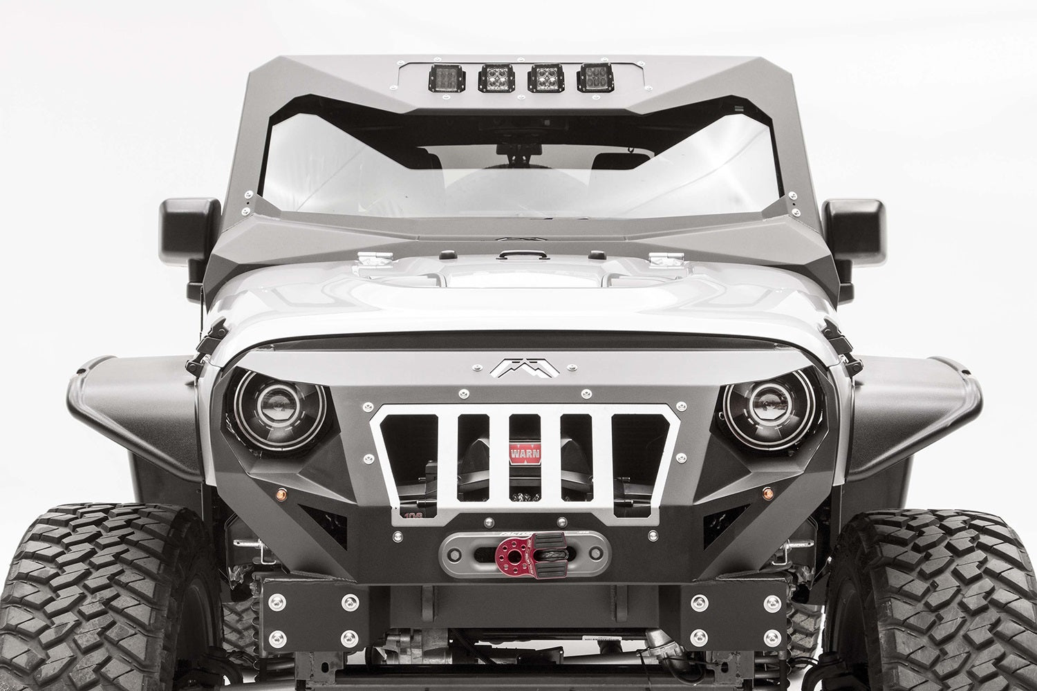 Fab Fours JK3021-1 ViCowl Light Insert Fits 07-18 Wrangler (JK)