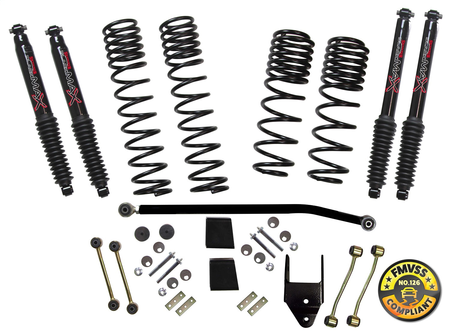 Skyjacker JL40RBPBLT Suspension Lift Kit w/Shock Fits 18-22 Wrangler (JL)
