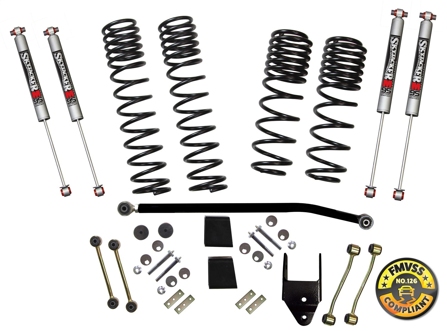 Skyjacker JL40RBPMLT Suspension Lift Kit w/Shock Fits 18-22 Wrangler (JL)