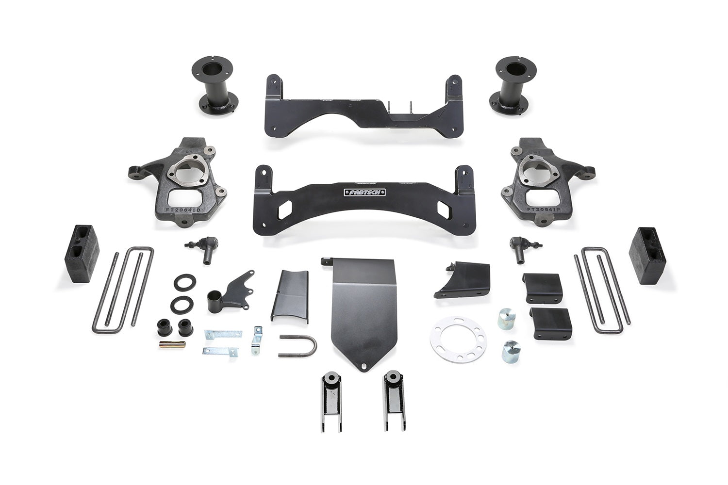 Fabtech K1094 Basic Coilover Lift System Fits 14-18 Sierra 1500 Silverado 1500