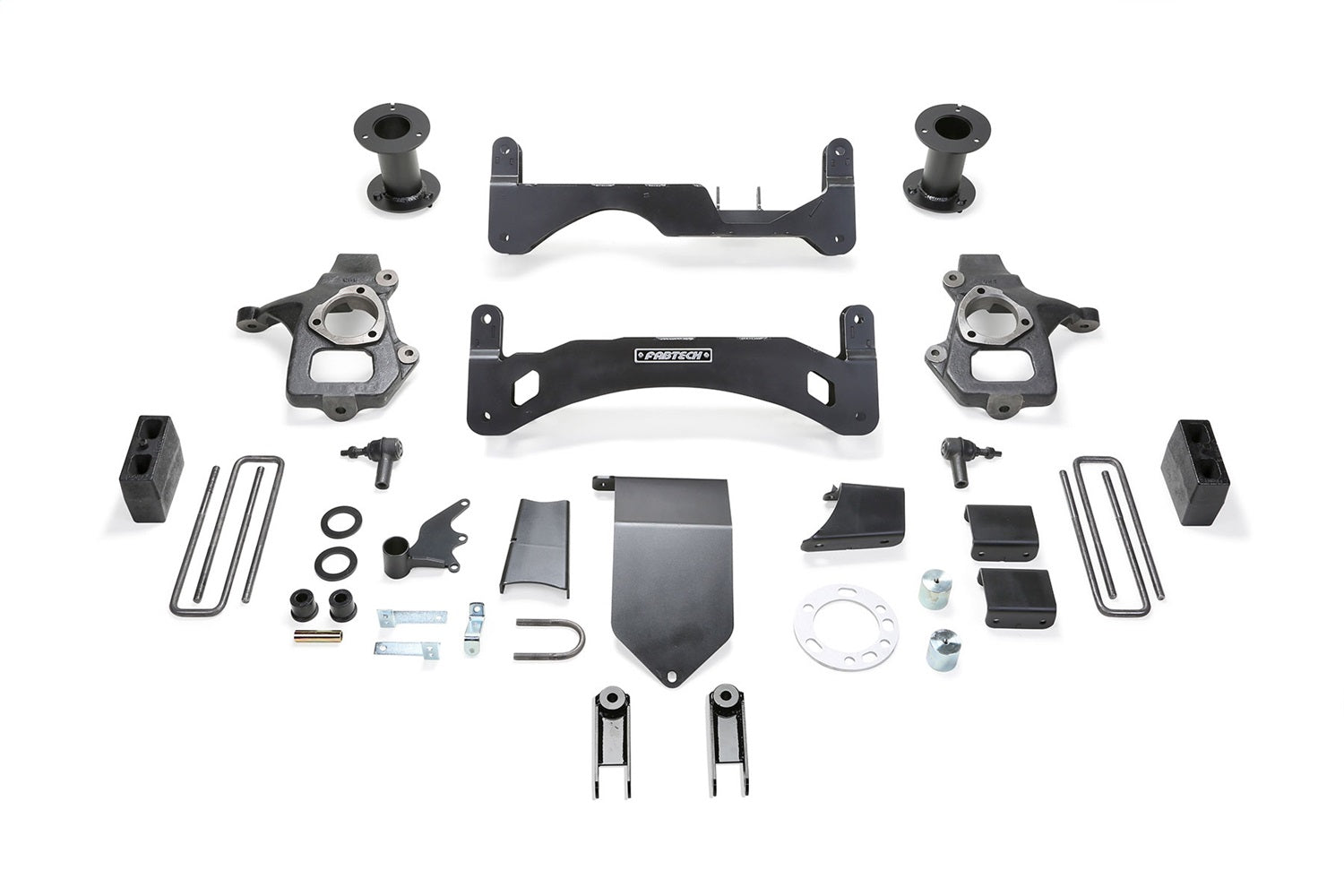 Fabtech K1100 Basic Lift System w/Shocks Fits 14-18 Sierra 1500 Silverado 1500