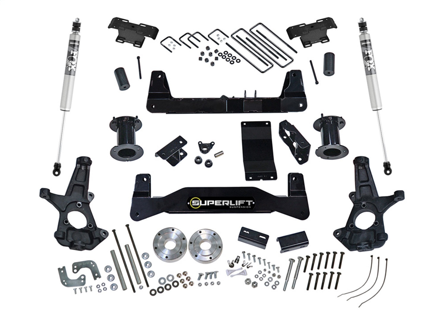 Superlift K162F Suspension Lift Kit w/Shocks Fits Sierra 1500 Silverado 1500