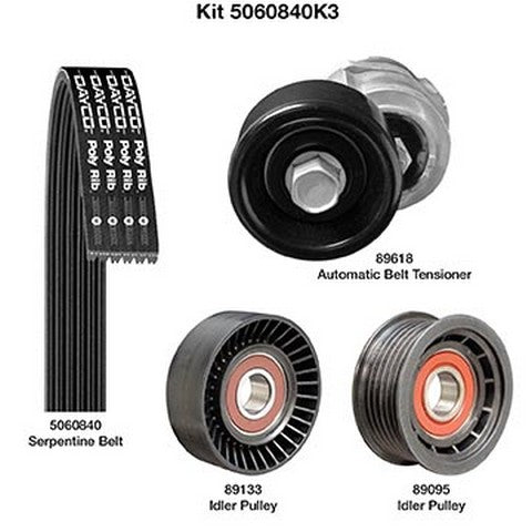 Dayco Serpentine Belt Drive Component Kit  5060840K3