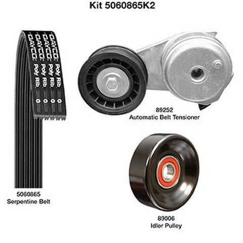 Dayco Serpentine Belt Drive Component Kit  5060865K2