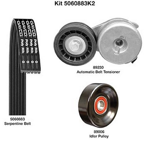 Dayco Serpentine Belt Drive Component Kit  5060883K2