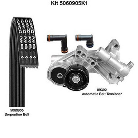 Dayco Serpentine Belt Drive Component Kit  5060905K1