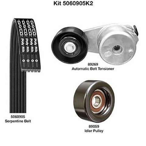Dayco Serpentine Belt Drive Component Kit  5060905K2