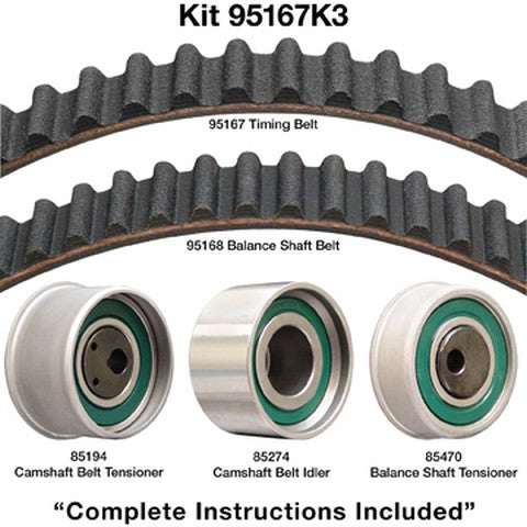 Dayco Engine Timing Belt Component Kit,Engine Timing Belt Kit  95167K3