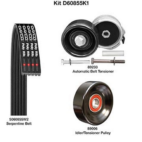 Dayco Serpentine Belt Drive Component Kit  D60855K1
