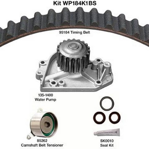 Dayco Engine Timing Belt Kit with Water Pump  WP184K1BS