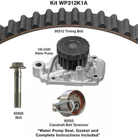 Dayco Engine Timing Belt Kit with Water Pump  WP312K1A
