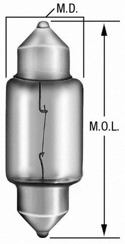 Wagner Lighting Dome Light Bulb,Glove Box Light Bulb,Map Light Bulb,Reading Light Bulb  BP11005