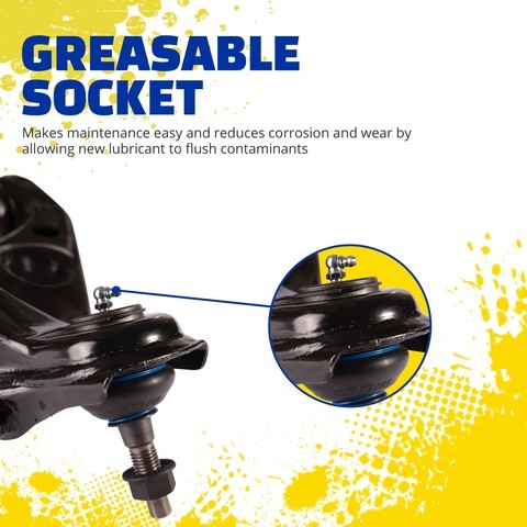 MOOG Chassis Products Suspension Control Arm and Ball Joint Assembly  RK623821