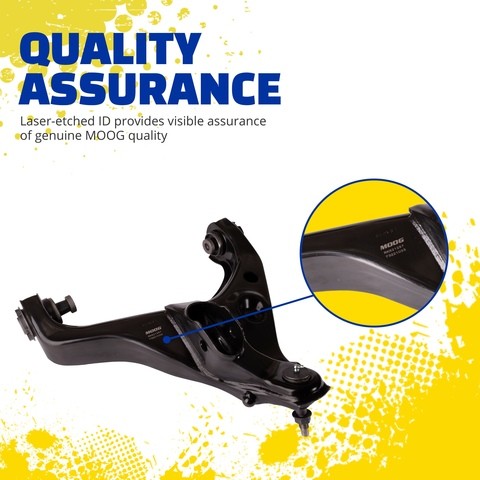 MOOG Chassis Products Suspension Control Arm and Ball Joint Assembly  RK623902