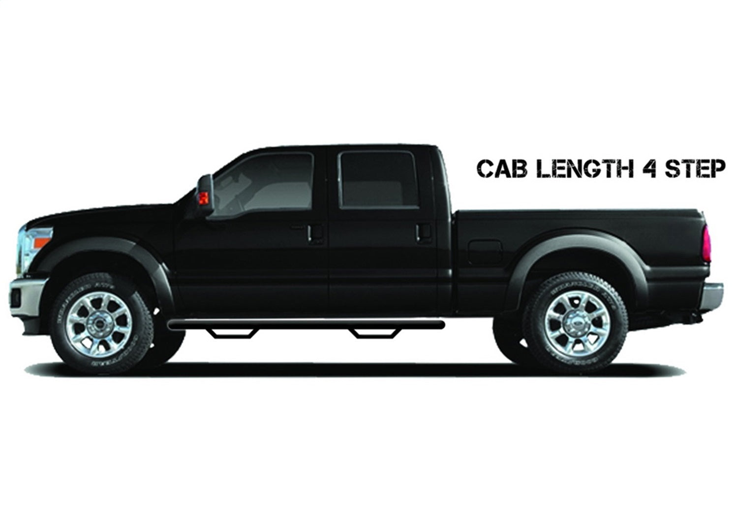 N-Fab F9984CC Cab Length Nerf Step Bar Fits F-250 Super Duty F-350 Super Duty