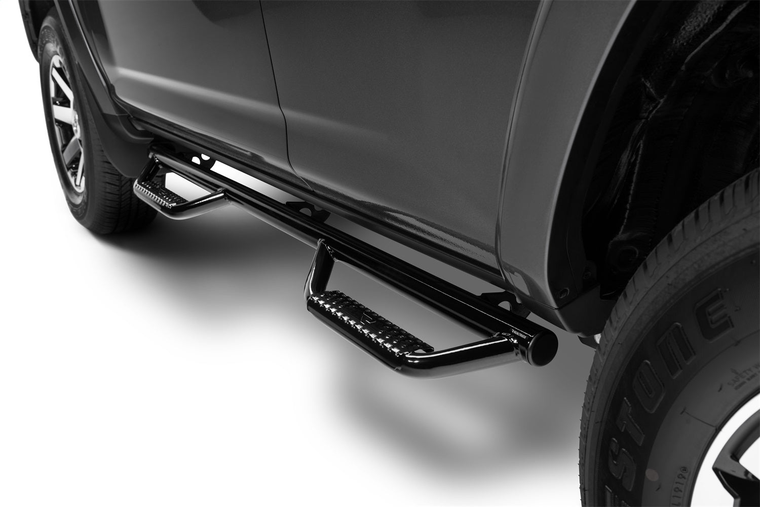 N-Fab T1464R-GB Wheel To Wheel Nerf Step Bar Fits 14-24 4Runner