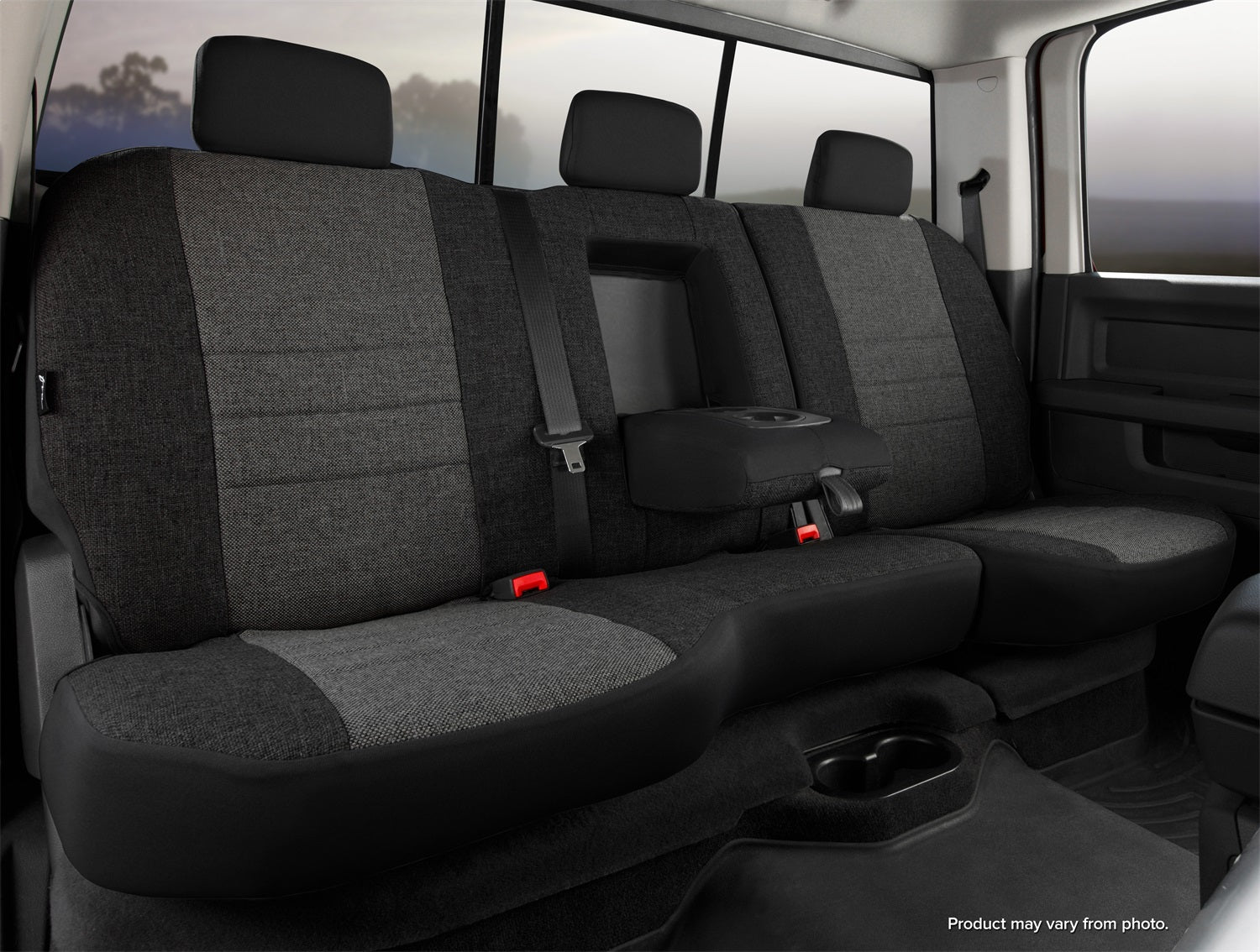 Fia OE32-90 CHARC OE Custom Seat Cover Fits 22-26 Tundra