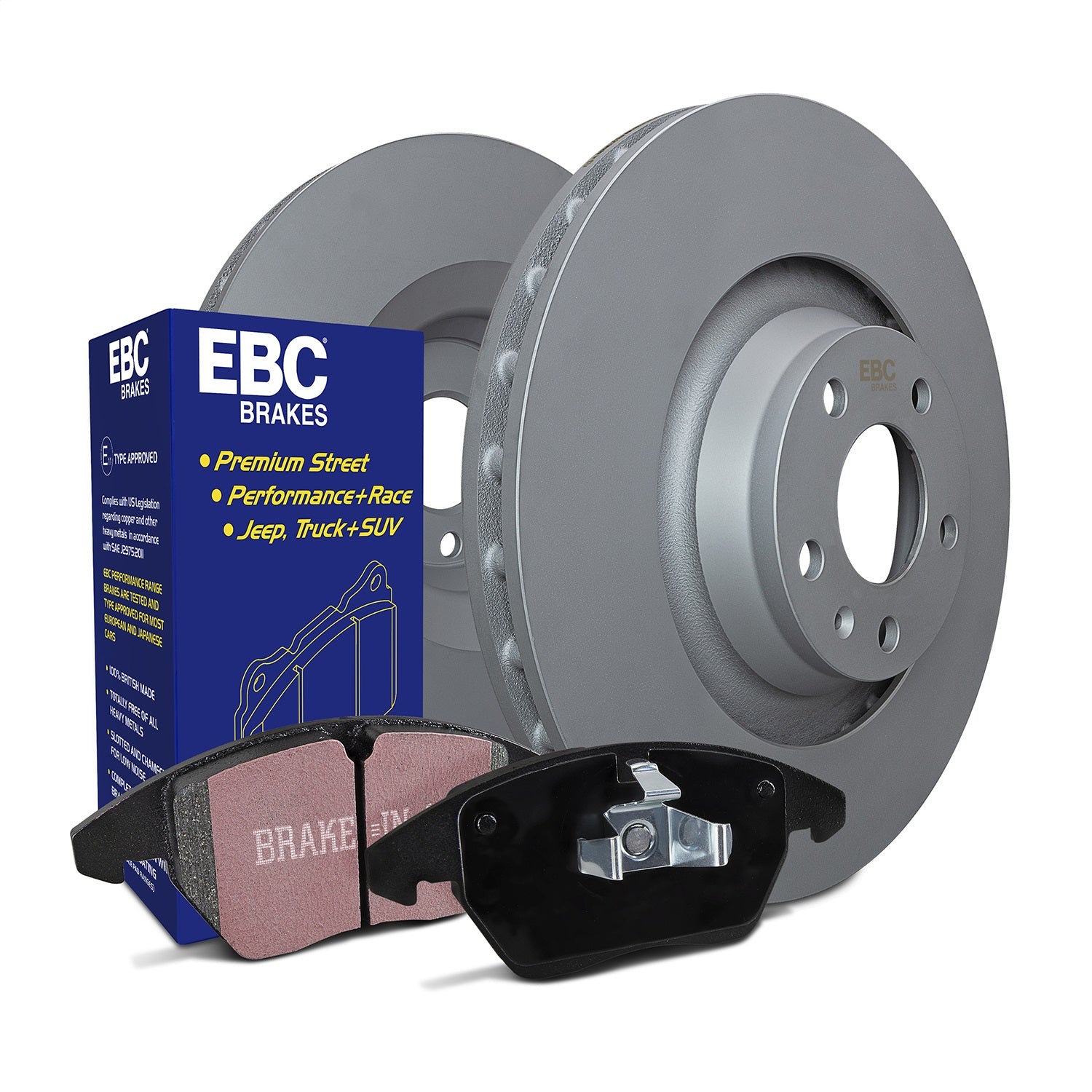 EBC Brakes S1KF2068 S1 Kits Ultimax 2 and RK Rotors