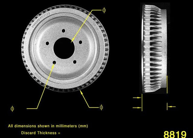 BENDIX PREMIUM DRUM AND ROTOR Brake Drum  PDR0254
