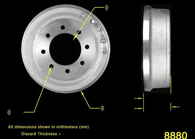 BENDIX PREMIUM DRUM AND ROTOR Brake Drum  PDR0267
