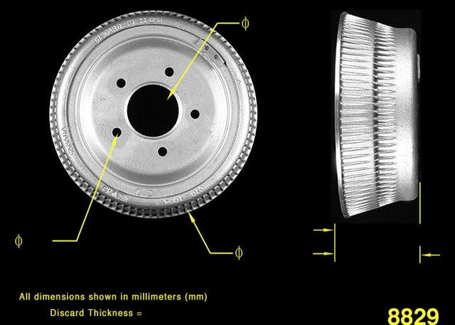 BENDIX PREMIUM DRUM AND ROTOR Brake Drum  PDR0273