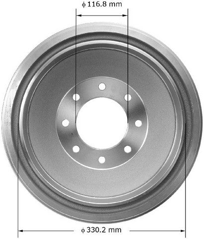 BENDIX PREMIUM DRUM AND ROTOR Brake Drum  PDR0387