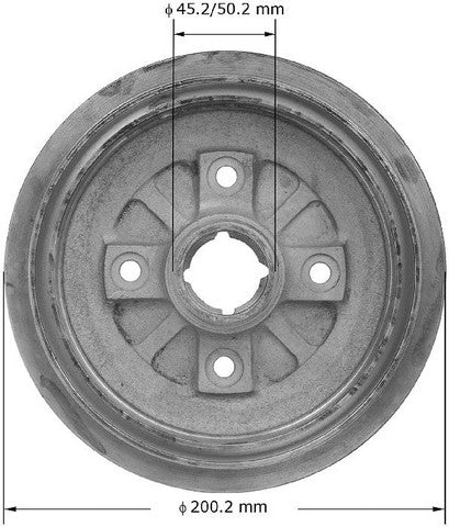 BENDIX PREMIUM DRUM AND ROTOR Brake Drum  PDR0475