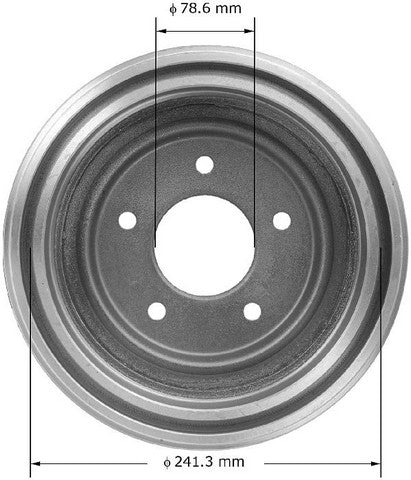 BENDIX PREMIUM DRUM AND ROTOR Brake Drum  PDR0484