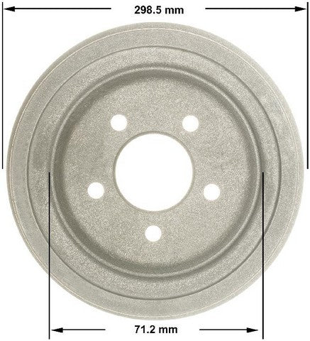 BENDIX PREMIUM DRUM AND ROTOR Brake Drum  PDR0810