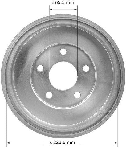 BENDIX PREMIUM DRUM AND ROTOR Brake Drum  PDR0838