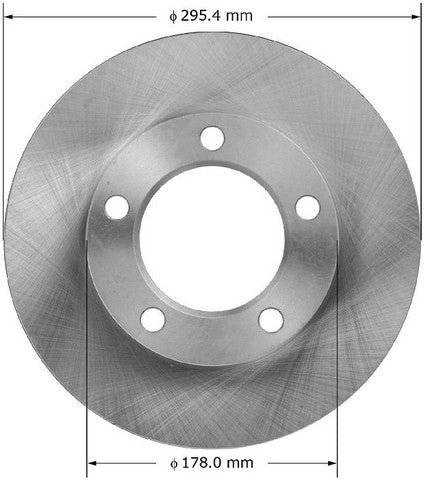 BENDIX PREMIUM DRUM AND ROTOR Disc Brake Rotor  PRT1289