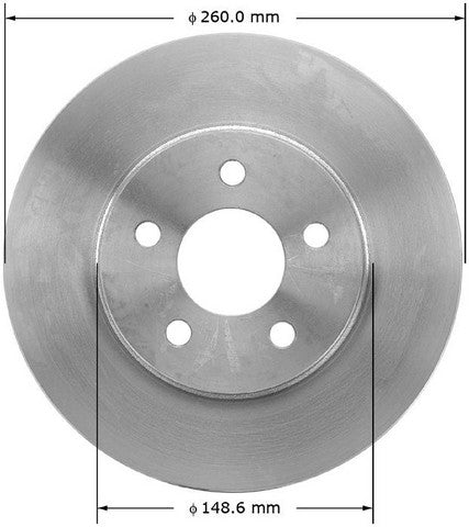 BENDIX PREMIUM DRUM AND ROTOR Disc Brake Rotor  PRT1379