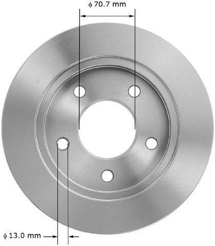 BENDIX PREMIUM DRUM AND ROTOR Disc Brake Rotor  PRT1401