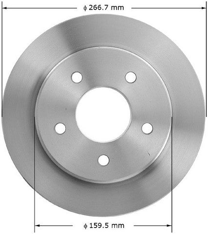 BENDIX PREMIUM DRUM AND ROTOR Disc Brake Rotor  PRT1401