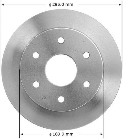 BENDIX PREMIUM DRUM AND ROTOR Disc Brake Rotor  PRT1453FC