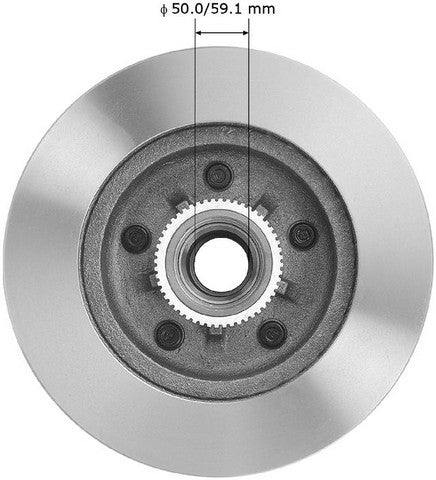 BENDIX PREMIUM DRUM AND ROTOR Disc Brake Rotor and Hub Assembly  PRT1464