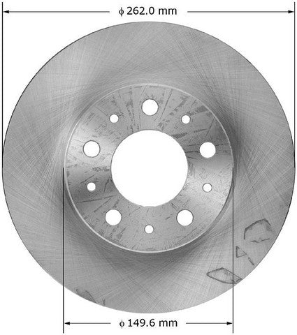 BENDIX PREMIUM DRUM AND ROTOR Disc Brake Rotor  PRT1531